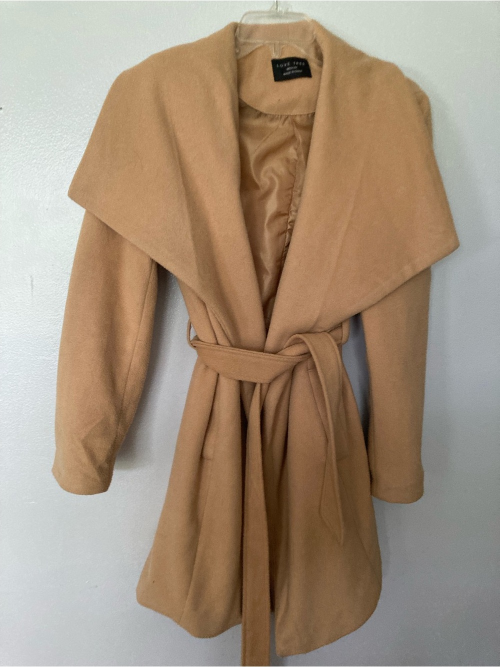 Love Tree Women's Camel/Tan Coat